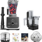 Vitamix Ascent X4 Gourmet SmartPrep Kitchen System - Blender & 12-Cup Food Processor with SELF-DETECT - 075708-100