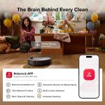 Roborock Qrevo Edge 2 Robot Vacuum and Mop - 25,000Pa HyperForce Suction with 3.14" Ultra-Slim Design & FlexiArm Edge Cleaning - Qrevo Edge 2 (Black) - Image 8