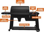 Traeger Woodridge Pro Wood Pellet Grill & Smoker - 970 Sq In with WiFIRE App Control, Super Smoke Mode & Pellet Sensor - TFB97JLH - Image 9