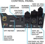 Westinghouse WGen5300cv Portable Generator - 6600 Peak Watts with CO Sensor & Transfer Switch Ready - WGen5300cv - Image 4
