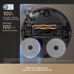 Dreame X50 Ultra Robot Vacuum and Mop - 20,000Pa Vormax Suction with 2.36in Obstacle Crossing & Self-Cleaning Base - RLX85CE (Black) - Image 5