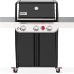 Weber Genesis E-325 3-Burner Propane Gas Grill - 641 Sq In Cooking Area with Extra-Large Sear Zone & PureBlu Burners - 1500533