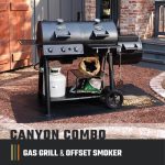 Oklahoma Joe's Canyon Combo Dual Fuel Smoker & Grill - 3-Burner Propane Gas & Charcoal with 1031 sq. in. Cooking Area - 24203004 - Image 2