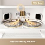 MOVA P10 Pro Ultra Gen2 Robot Vacuum and Mop - 26,000Pa Suction with 212°F Hot Water Mop Washing & All-in-One Station - RLP55SE - Image 6