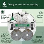 iRobot Roomba Plus 505 Combo Robot Vacuum & Mop with AutoWash Dock - Extending Spinning Mop Pads, Self-Emptying & Heated Drying - N185220 - Image 3
