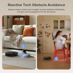 roborock Qrevo Series Robot Vacuum and Mop - 8000Pa HyperForce Suction with All-in-One Dock, Dual Spinning Mops & Reactive Tech Obstacle Avoidance - QV 35A - Image 7