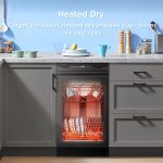 Midea 18 Inch Built-in Dishwasher - 8 Place Settings with Stainless Steel Tub, Heated Dry & 6 Wash Programs - MDF18A1ABB - Image 7