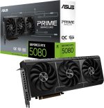 ASUS Prime GeForce RTX 5080 EVO OC Edition Graphics Card - 16GB GDDR7 with SFF-Ready Design & Axial-Tech Fans - PRIME-RTX5080-O16G-EVO