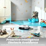 BOTLUXE T30+ Robot Vacuum and Mop Self-Emptying - 12,000Pa Suction with LiDAR Navigation & 75-Day Capacity - T30+ (White) - Image 4