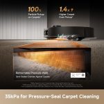 Dreame X60 Max Ultra Complete Robot Vacuum and Mop - 35,000Pa Suction with 3.13" Ultra-Thin Design & 10-in-1 Dock - RLX87DE - Image 5