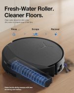 ECOVACS DEEBOT X11S OmniCyclone Robot Vacuum and Mop - 30,000Pa Suction with Bagless OMNICYCLONE Station & OZMO Roller Mop - DEX95 (Black) - Image 4