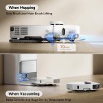 MOVA P50 Pro Ultra Robot Vacuum and Mop - 19000Pa Suction with 167°F Hot Water Mop Self-Washing & Auto-Empty Dock - RLM83HE - Image 4