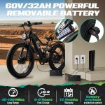 EcoE Ec-6650 Electric Bike - 8000W Dual Motor with 60V 32Ah Battery & 50 MPH - Ec-6650 - Image 4