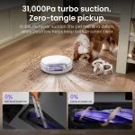 NARWAL Freo 20 Robot Vacuum and Mop - 31,000Pa Suction with FlowWash Mopping & Auto Mop Washing - YJCC040 (White) - Image 4