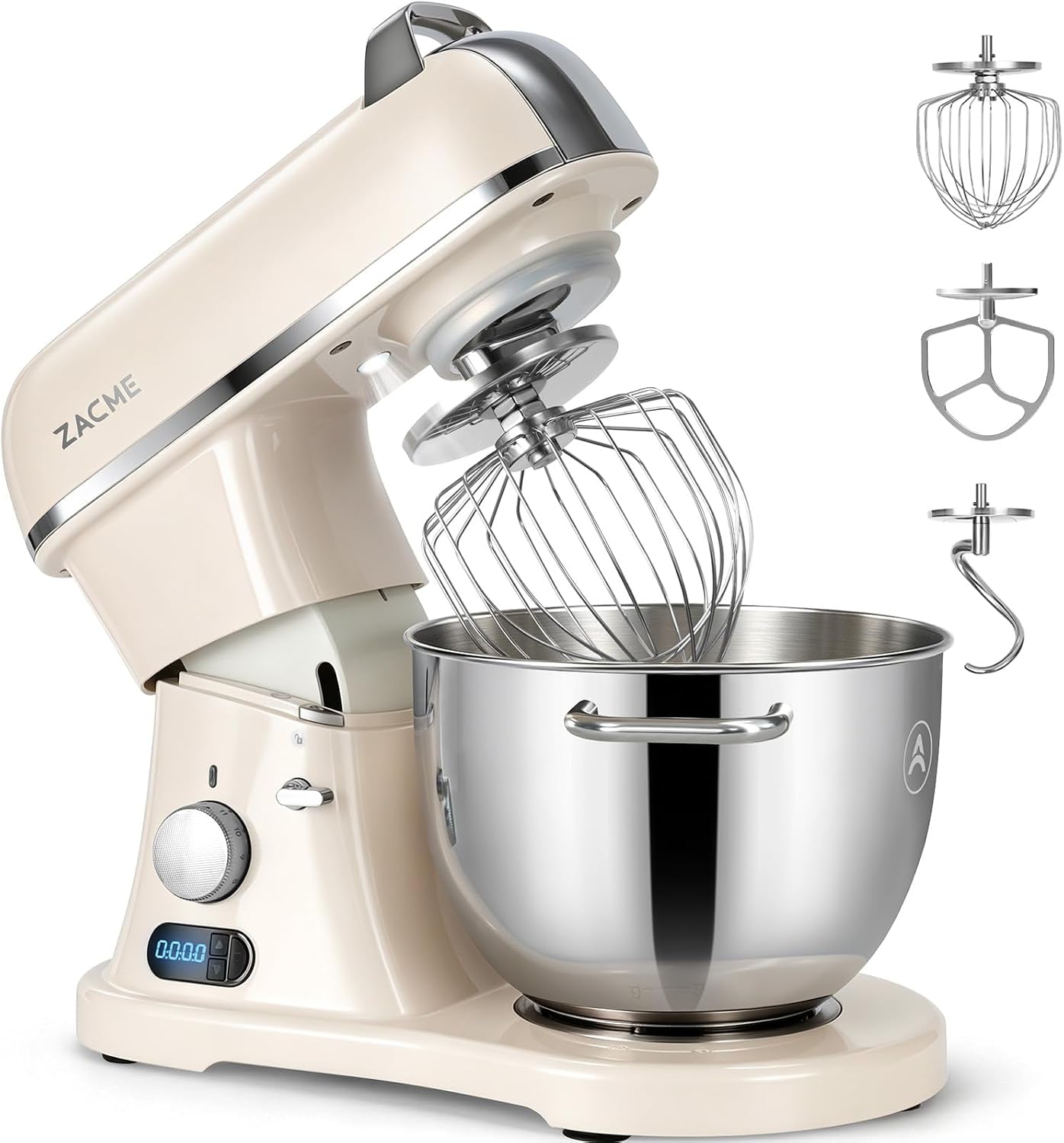 df01f12b7a99f9e0c93bd3e1a8f4607a.jpg ZACME 8.4QT Commercial Stand Mixer - 800W with 11 Speeds, Tilt Head & NSF/ANSI 8-2023 Certified - ZM-KM76A05 - Image 1
