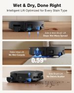 ECOVACS DEEBOT T90 PRO OMNI Robot Vacuum and Mop - 30,000Pa BLAST Suction with OZMO Roller 3.0 & PowerBoost Charging - T90 Pro Omni - Image 7