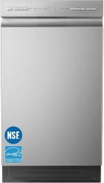 COMFEE' 18 Inch Built-in Dishwasher - 8 Place Settings with Stainless Steel Tub, Heated Dry & Energy Star Certified - CDF18A2BST