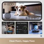 Dreame X60 Ultra Robot Vacuum and Mop - 35,000Pa Suction with 3.13" Ultra-Thin Design & 10-in-1 Dock - RLX92DE (Black) - Image 9