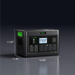 EBL Acc2400 Portable Power Station - 1843.2Wh LiFePO4 with 2400W Output & 12 Charging Ports - Acc2400 - Image 9
