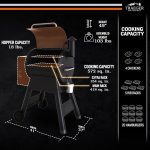 Traeger Pro 22 Wood Pellet Grill & Smoker - 6-in-1 BBQ with 572 Sq In Cooking Area & Digital Pro Controller - TFB57PZBO - Image 2