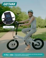 Gotrax R1 Folding Electric Bike - 20" with 500W Peak Motor & 40 Mile Range - R1 White - Image 8