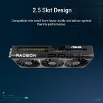 ASUS Prime Radeon RX 9060 XT OC Edition Graphics Card - 16GB GDDR6 with Axial-Tech Fans & Dual BIOS - PRIME-RX9060XT-O16G - Image 2