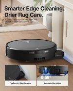 ECOVACS DEEBOT X11S OmniCyclone Robot Vacuum and Mop - 30,000Pa Suction with Bagless OMNICYCLONE Station & OZMO Roller Mop - DEX95 (Black) - Image 6