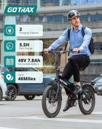 Gotrax R1 Folding Electric Bike - 20" with 500W Peak Motor & 40 Mile Range - R1 White - Image 4
