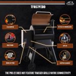 Traeger Pro 22 Wood Pellet Grill & Smoker - 6-in-1 BBQ with 572 Sq In Cooking Area & Digital Pro Controller - TFB57PZBO - Image 4