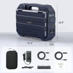 BROWEY S1600 Portable Power Station with Built-in Solar Panel - 1024Wh LiFePO4 with 1600W Output & 3200W Peak - DS-S1600 - Image 8