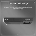 ASUS Turbo Radeon AI PRO R9700 32GB Graphics Card - 32GB GDDR6 with RDNA 4 Architecture for AI Workflows - TURBO-AI-PRO-R9700-32G - Image 2