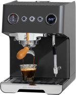 Gemilai G3028A Espresso Machine - 15 Bar with Dual PID, Adjustable OPV & Auto Milk Frother - G3028A