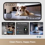 Dreame X60 Max Ultra Complete Robot Vacuum and Mop - 35,000Pa Suction with 3.13" Ultra-Thin Design & 10-in-1 Dock - RLX87DE (White) - Image 9