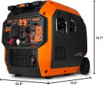 WEN DF680iX Dual Fuel Inverter Generator - 6800W Peak with CO Watchdog & Electric Start - DF680iX - Image 7