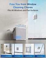 ECOVACS WINBOT W2S OMNI Window Cleaning Robot - 8000Pa Suction with TruEdge Scrubbing & 6-in-1 Station - WINBOT W2S OMNI - Image 7