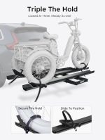 Young Electric Hitch Mount Trike Rack - 200 lb Capacity with 3 Ramps & 2" Receiver - 10104209 - Image 7