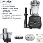 Vitamix Ascent X2 SmartPrep Kitchen System - Blender & 12-Cup Food Processor with SELF-DETECT - 075710-100 - Image 3