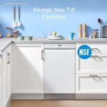 Midea 18 Inch Built-in Dishwasher - 8 Place Settings with Stainless Steel Tub, Heated Dry & 6 Wash Programs - MDF18A1AWW - Image 4