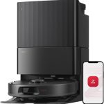 roborock Qrevo S5V Robot Vacuum and Mop - 12,000Pa HyperForce Suction with FlexiArm Edge Mopping & Auto Mop Washing - RRW0PEP