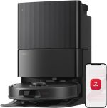 roborock Qrevo S5V Robot Vacuum and Mop - 12,000Pa HyperForce Suction with FlexiArm Edge Mopping & Auto Mop Washing - RRW0PEP
