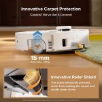 roborock Qrevo Curv 2 Flow Robot Vacuum and Mop - 20,000 Pa with SpiraFlow Self-Cleaning Roller Mop & AI Obstacle Avoidance - Qrevo Curv 2 Flow - Image 6