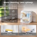NARWAL Freo 20 Robot Vacuum and Mop - 31,000Pa Suction with FlowWash Mopping & Auto Mop Washing - YJCC040 (White) - Image 8