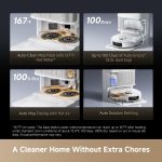 dreame L40s Ultra Robot Vacuum and Mop - 19,000Pa Vormax Suction with Auto-Empty PowerDock & HyperStream Detangling DuoBrush - RLL77SE - Image 5