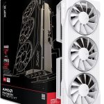 XFX Swift AMD Radeon RX 9070 XT White Triple Fan Gaming Edition Graphics Card - 16GB GDDR6 with RDNA 4 & 2970 MHz Boost - RX-97TSWF3W9