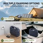 BROWEY S1600 Portable Power Station with Built-in Solar Panel - 1024Wh LiFePO4 with 1600W Output & 3200W Peak - DS-S1600 - Image 4