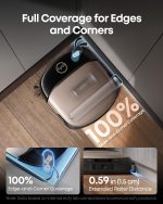eufy Omni S2 Robot Vacuum and Mop Combo - 30,000Pa Suction with HydroJet 2.0 Self-Cleaning Roller Mop & 68-Day Self-Emptying - T2081111 (Black) - Image 7