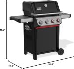 Weber Spirit E-425 4-Burner Propane Gas Grill - 533 Sq In Cooking Area with Sear Zone & Snap-Jet Ignition - 1500780 - Image 11