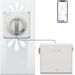 ECOVACS WINBOT W2S PRO Omni Robotic Window Cleaner - 10,000Pa Suction with TruEdge 2.0 & WIN-SLAM 4.0 Navigation - WE005V01 (White)