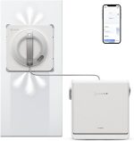 ECOVACS WINBOT W2S PRO Omni Robotic Window Cleaner - 10,000Pa Suction with TruEdge 2.0 & WIN-SLAM 4.0 Navigation - WE005V01 (White)