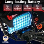 ONK Electric Dirt Bike - 4500W Peak Motor with 60V 28.8Ah Battery & Full Suspension - 1.7V - Image 7